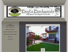 Tablet Screenshot of budsbackyards.com